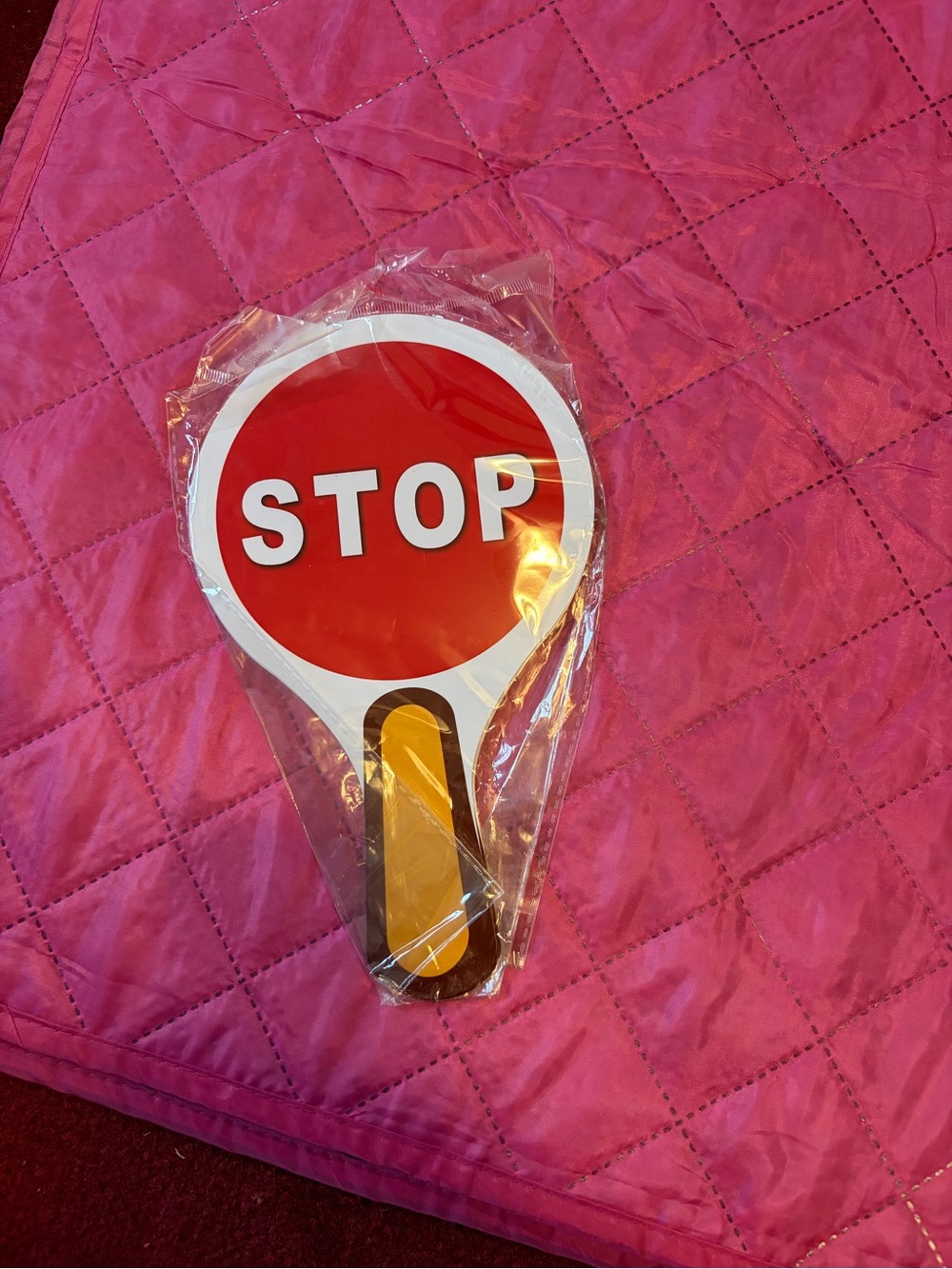 Red & Green Stop/Go Handheld Signs - Picture 9 of 10
